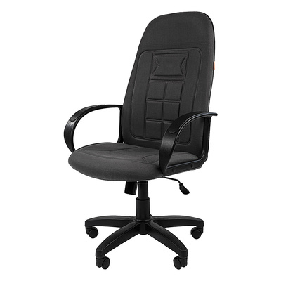 Кресло офисное, Chairman 727, ткань+пластик, серый