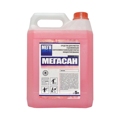 Чистящее средство для кафеля и сантехники, МЕГА,