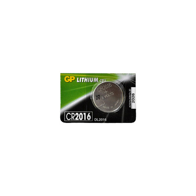 Батарея CR2016, GP, CR2016 BC5, 3V, литиевая