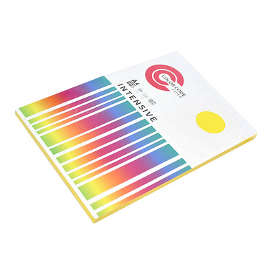 Бумага Color Code, А4, 80г⁄м², 100л, желтая intensive (интенсивный)