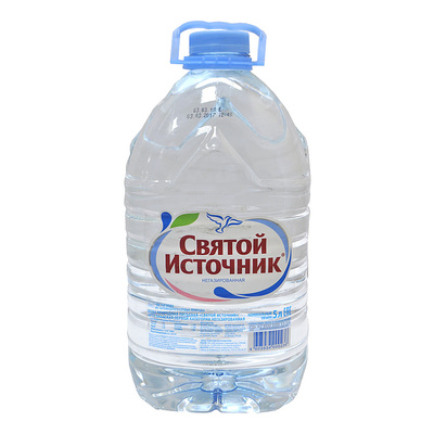 Вода питьевая негазированная Святой Источник, 5л, ПЭТ