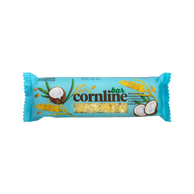 Батончик-мюсли Cornline с кокосом и воздушным рисом, 30г