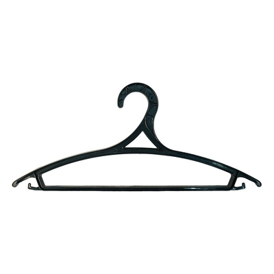 Вешалка (плечики), для верхней одежды, размер 44-46, пластик, черная, Мартика