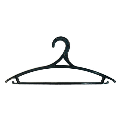 Вешалка (плечики), для верхней одежды, размер 48-50, пластик, черная, Мартика