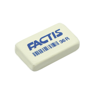 Ластик Factis, каучук синтетический, 40мм*24мм, прямоугольный