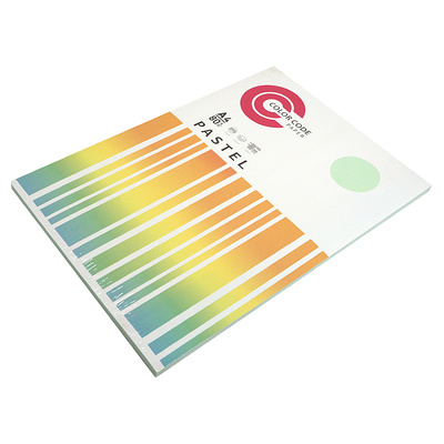 Бумага Color Code, А4, 80г⁄м², 100л, зеленая pastel (пастельный)