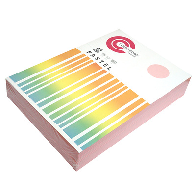 Бумага Color Code, А4, 80г⁄м², 500л, розовая pastel (пастельный)