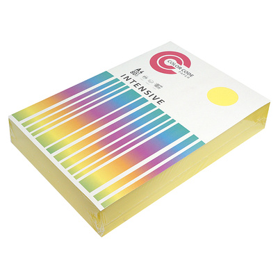 Бумага, Color Code, А4, 80г⁄м², 500л, желтая intensive (интенсивный)