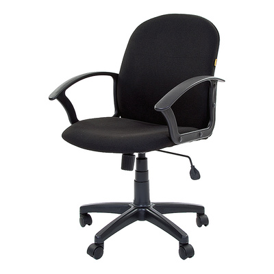 Кресло офисное, Chairman 681, ткань+пластик, черный