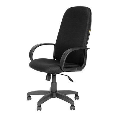 Кресло офисное Chairman 279 PL, ткань JP+пластик, черный