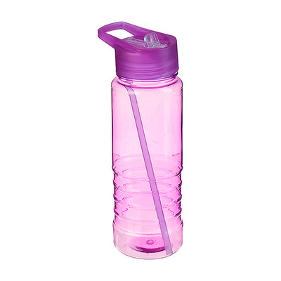 Бутылка для воды 650мл, пластик, Silapro, фиолетовая, 22см*7см