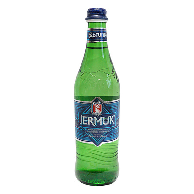 Вода минеральная газированная Джермук, 0,5л, стекл. бутылка
