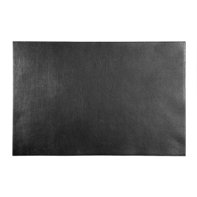 Настольное покрытие, кожа натуральная, черно-серый, 540мм*340мм*3мм
