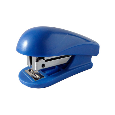 Мини-степлер N24⁄6 до 25л, пластик+металл, Workmate, корпус голубой, с антистеплером, 25мм