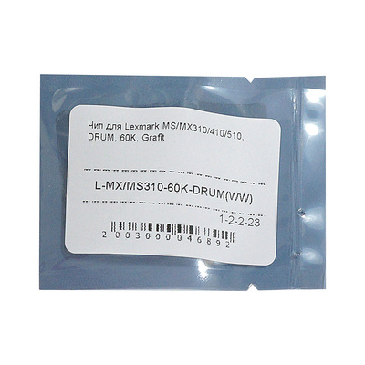  - Lexmark MS310, Lexmark MX310, Lexmark MS317, Lexmark MS410, Lexmark MX410, Lexmark MS417, Lexmark MS510, Lexmark MS610, 60000 , Grafit