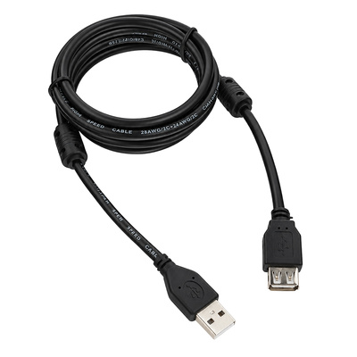 ������ ������������� USB A(F)-  �(M), 1,8�, ������������ ��������, 2 ���������� ������, ������