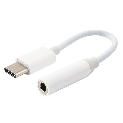 - USB-C(M)  - Jack 3.5(F), Cablexpert, CCA-UC3.5F-01-W, 15