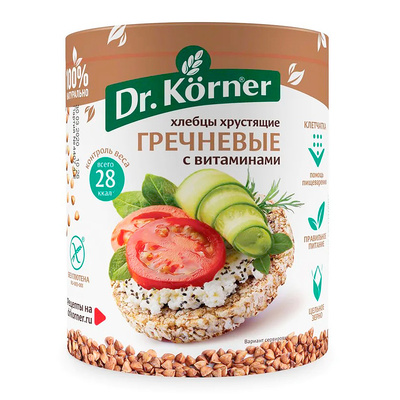 Хлебцы хрустящие Dr. Korner, 