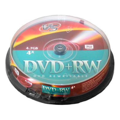  VS, DVD-RW, 4.7Gb, 4x, 10, Cake box