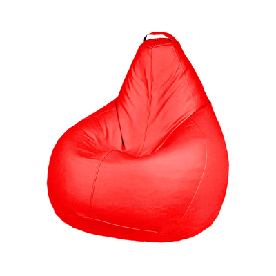 Кресло-мешок MyPuff XXL кожзам, красное