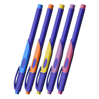 Ручка для правшей обычная, шарик., Erich Krause, ErgoLine Kids,