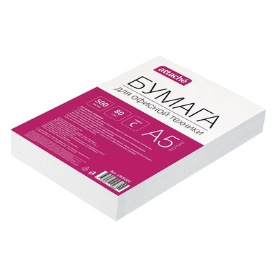 ������ Attache, �5, 80�&frasl;�&sup2;, 500�, ����� C, CIE 146%