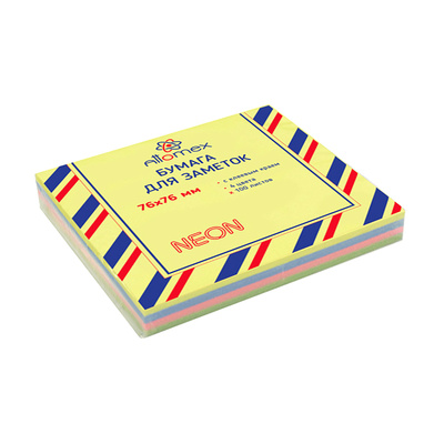 ���� � ������� ����� 76��*76��, Attomex, �������, �������� (neon), 4��, 100�