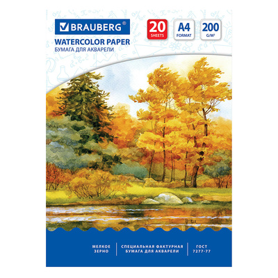 ����� ��� �������� �4, 297��*210��, 200�&frasl;�&sup2;, 20�, Brauberg, 