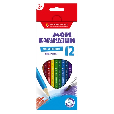 Цветные карандаши 18цв, ВКФ,
