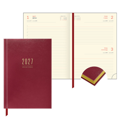 Ежедневник 2027г. А4, кожзам, BG,