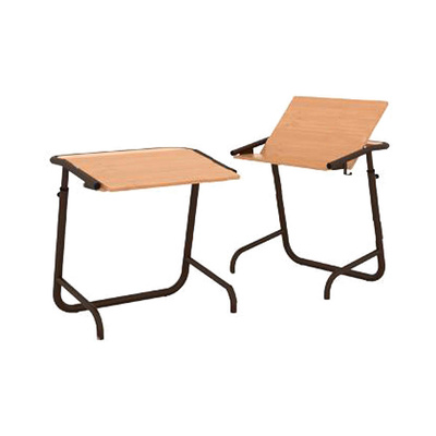 Стол для черчения и рисования, 1-местный, ЛДСП+металл, ольха, коричневый