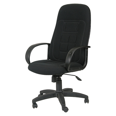 Кресло офисное, Chairman 727, ткань+пластик, черный