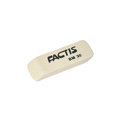 Ластик Factis, каучук натуральный, 59мм*19,5мм*10мм, скошенный